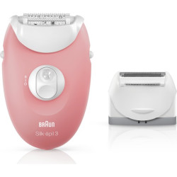 Braun Silk-épil 3 3440 Kablolu Kuru Kullanım Beyaz 2 Ek Ataçmanlı Epilatör / Epilasyon