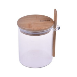 Bambum Lolla Kaşıklı Cam Saklama Kabı 10 cm