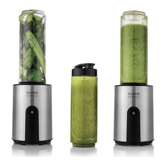Schafer Vita Mini Blender 4 Parça Inox - Elden TaksitleSchafer Vita Mini Blender 4 Parça Inox