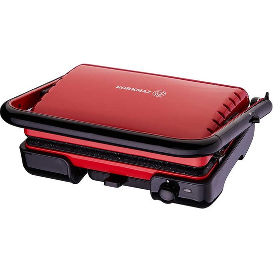 Korkmaz Tostella Kırmızı Tost Makinesi - KefilsizKorkmaz Tostella Kırmızı Tost Makinesi
