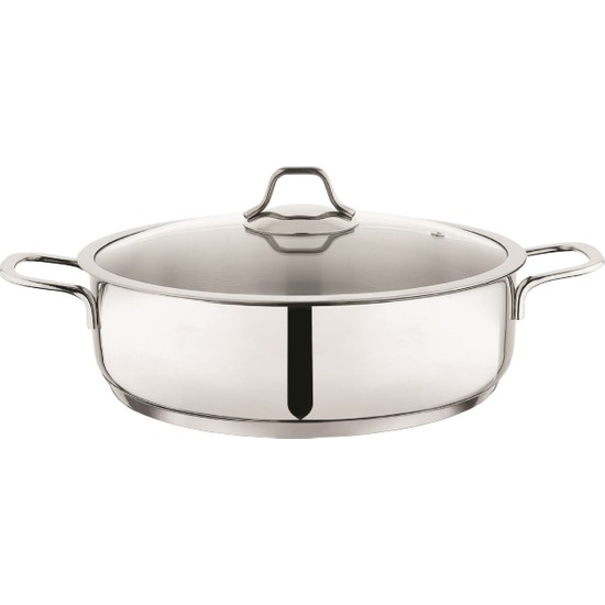 Schafer Held Çelik Basık Tencere 24 cm - SözleşmeliSchafer Held Çelik Basık Tencere 24 cm