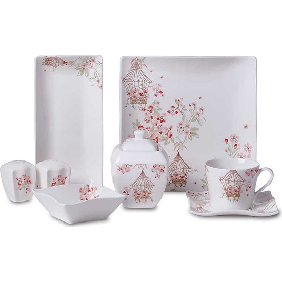 Korkmaz A8588 Link Collection 28 Parça Kahvaltı Takımı - KefilsizKorkmaz A8588 Link Collection 28 Parça Kahvaltı Takımı