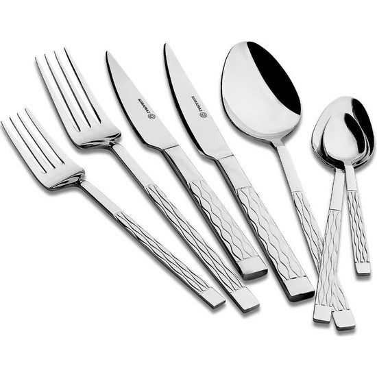 Korkmaz A2425 Rivera 84 Parça Çatal Kaşık Bıçak Seti - Elden ÖdemeliKorkmaz A2425 Rivera 84 Parça Çatal Kaşık Bıçak Seti