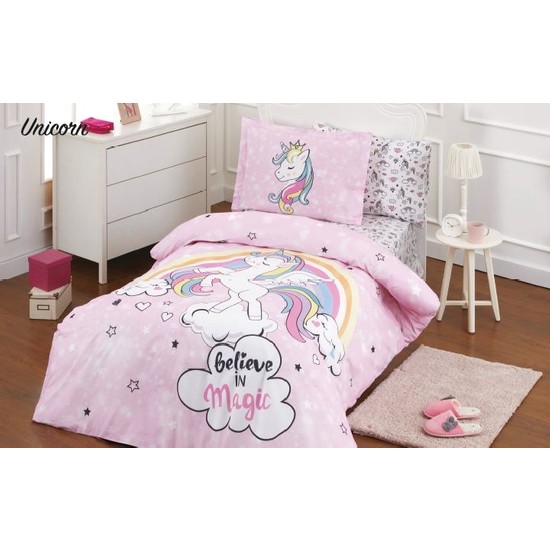 Özdilek Unicorn Tek Kişilik Nevresim Takımı - SözleşmeliÖzdilek Unicorn Tek Kişilik Nevresim Takımı