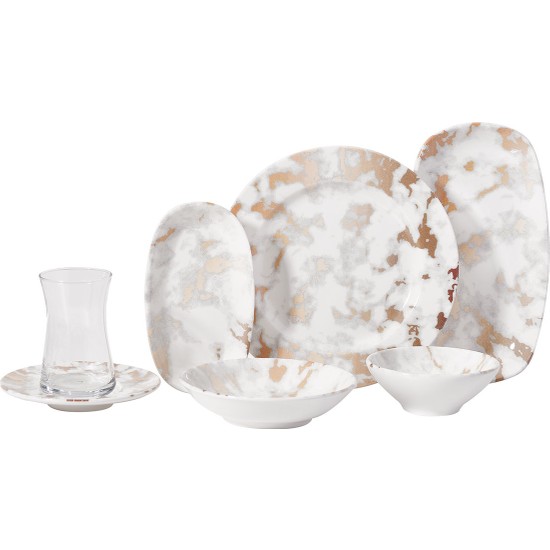 Korkmaz Doğa Collection 26 Parça Kahvaltı Takımı - PeşinatsızKorkmaz Doğa Collection 26 Parça Kahvaltı Takımı