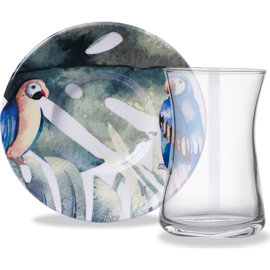 Korkmaz Natura Collection 12 Parça Çay Bardak Seti - TaksitleKorkmaz Natura Collection 12 Parça Çay Bardak Seti