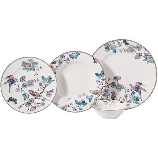Korkmaz Vanessa Collection 24 Parça Yuvarlak Yemek Takımı A8878 - Kredi KartsızKorkmaz Vanessa Collection 24 Parça Yuvarlak Yemek Takımı A8878
