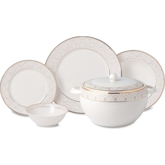 Korkmaz Perla Collection 60 Parça Yemek Takımı - TaksitleKorkmaz Perla Collection 60 Parça Yemek Takımı