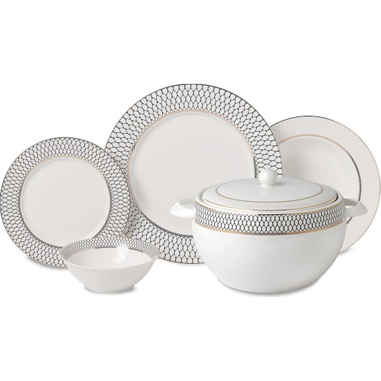 Korkmaz Perla Collection 60 Parça Yemek Takımı - Elden ÖdemeliKorkmaz Perla Collection 60 Parça Yemek Takımı