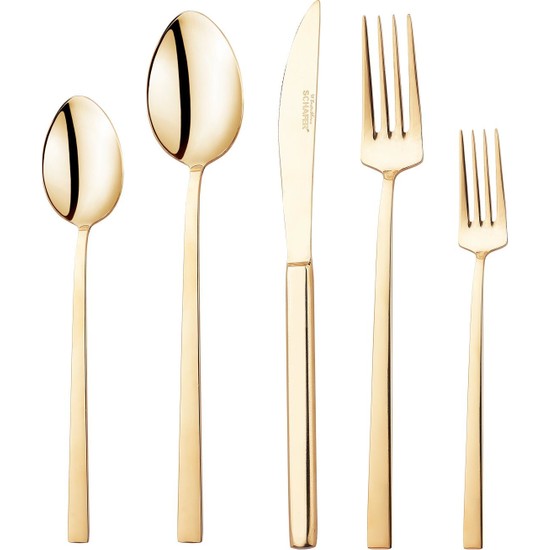 Schafer Goldısh Çatal Kaşık Bıçak takımı 72 Parça - Elden TaksitliSchafer Goldısh Çatal Kaşık Bıçak takımı 72 Parça