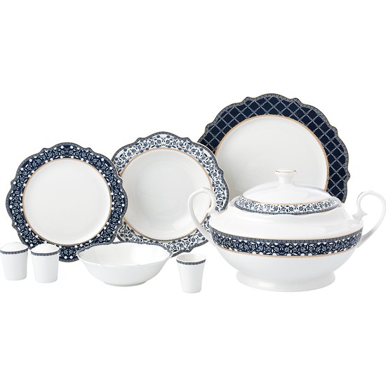 Korkmaz Eliza Collection 60 Parça Yuvarlak Yemek Takımı - Elden ÖdemeliKorkmaz Eliza Collection 60 Parça Yuvarlak Yemek Takımı