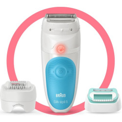 Braun Silk-épil 5 5610 SensoSmart Kablosuz Islak & Kuru 4 Ek Parçalı 3'ü 1 Arada Epilatör