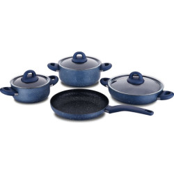 Korkmaz Bella Granit Azura 7 Parça Tencere Seti