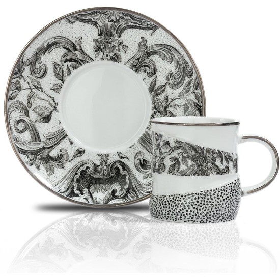 Schafer Noble Kahve Fincan TAKIMI12 Parça Gümüş - SenetleSchafer Noble Kahve Fincan TAKIMI12 Parça Gümüş