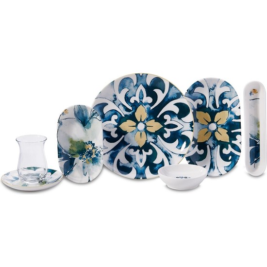 Korkmaz Gardena Collection 28 Parça Kahvaltı Takımı - TaksitleKorkmaz Gardena Collection 28 Parça Kahvaltı Takımı