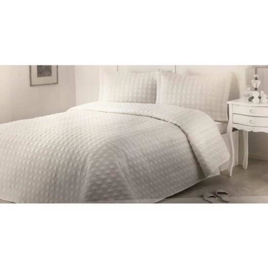 Özdilek Yatak Örtüsü Loseta Krem 180 x 250 cm - KefilsizÖzdilek Yatak Örtüsü Loseta Krem 180 x 250 cm