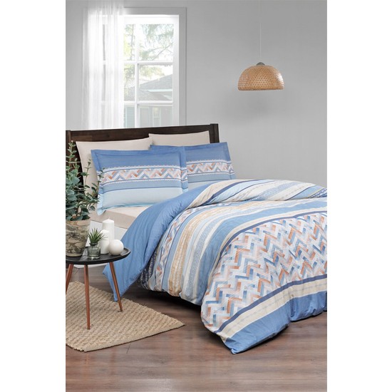 Özdilek Eclectic Çift Kişilik Çarşaf Lastikli Fitted Nevresim Takımı Sarı - KefilsizÖzdilek Eclectic Çift Kişilik Çarşaf Lastikli