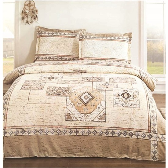 Özdilek Curio Çift Kişilik Nevresim Takımı Krem - SenetliÖzdilek Curio Çift Kişilik Nevresim Takımı Krem