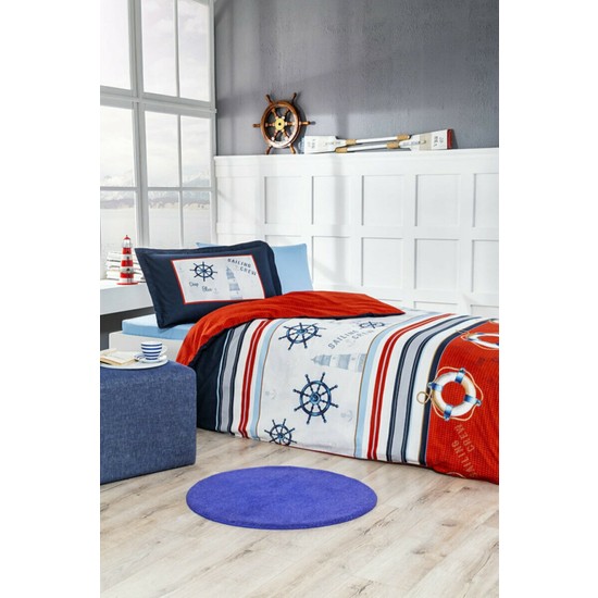 Özdilek Deep Blue Mavi Tek Kişilik Nevresim Takımı - PeşinatsızÖzdilek Deep Blue Mavi Tek Kişilik Nevresim Takımı