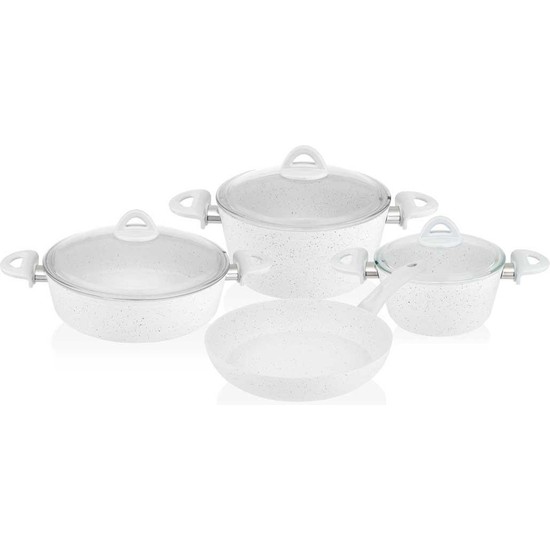 Neva N3116 Lilyum Mercek 7 Parça Granit Set - PeşinatsızNeva N3116 Lilyum Mercek 7 Parça Granit Set