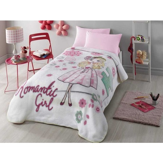 Özdilek Tek Kişilik Battaniye Desenli Romantic Gril 155X215 - PeşinatsızÖzdilek Tek Kişilik Battaniye Desenli Romantic Gril 155X215