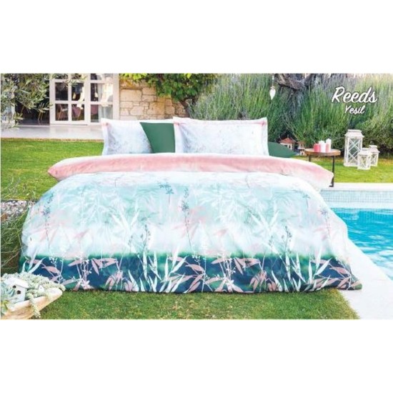 Özdilek Tek Kişilik Ranforce Nevresim Takımı Reeds Yeşil - TaksitleÖzdilek Tek Kişilik Ranforce Nevresim Takımı Reeds Yeşil