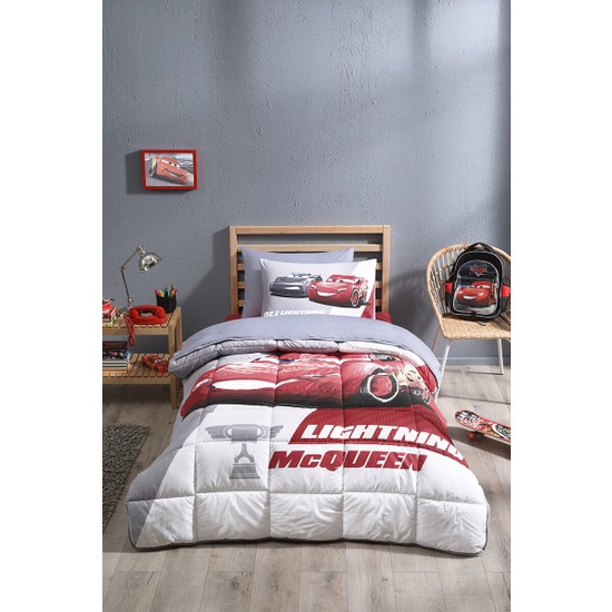 Özdilek Cars Piston Cup Tek Kişilik Disney Lisanslı Lastikli Fitted Çarşaf Çocuk Uyku Seti - Kredi KartsızÖzdilek Cars Piston Cup Tek