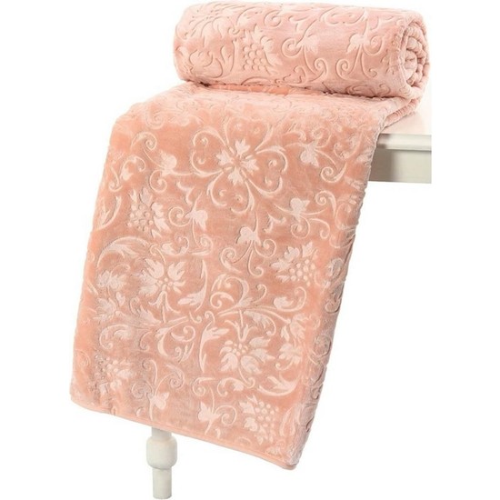 Özdilek Prestij Somon Çift Kişilik Battaniye Özdilek Battaniye 220X240 cm - TaksitleÖzdilek Prestij Somon Çift Kişilik Battaniye Özdilek