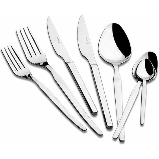 Korkmaz A2485 Truva 72 Parça Çatal Kaşık Takımı - Elden TaksitleKorkmaz A2485 Truva 72 Parça Çatal Kaşık Takımı