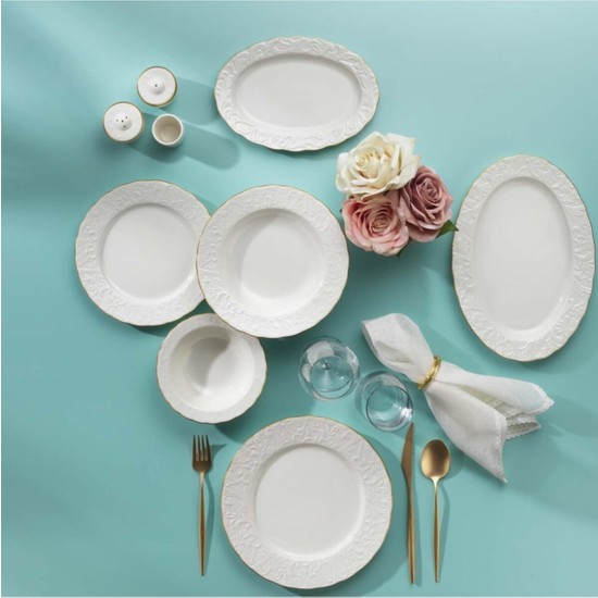 Schafer Fancy 55 Parça Yemek Takımı 12 Kişilik - SenetleSchafer Fancy 55 Parça Yemek Takımı 12 Kişilik