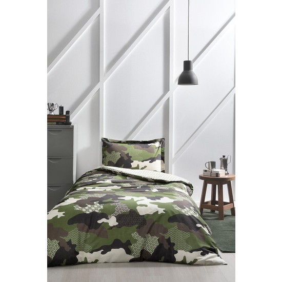 Özdilek Camouflage Tek Kişilik Nevresim Takımı - SenetliÖzdilek Camouflage Tek Kişilik Nevresim Takımı