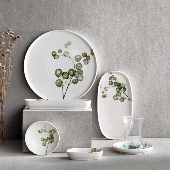 Schafer Okaliptüs Kahvaltı Takımı-32 Prç.-Beyaz - KefilsizSchafer Okaliptüs Kahvaltı Takımı-32 Prç.-Beyaz