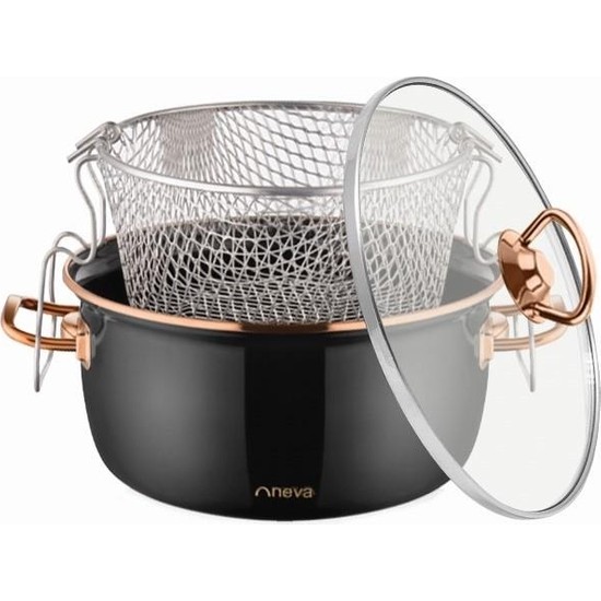 Neva N3173 Bitter Havana Kızartma Tenceresi - SözleşmeliNeva N3173 Bitter Havana Kızartma Tenceresi