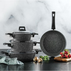 Schafer New Stark 7 Parça Granit Tencere Seti Antrasit 02