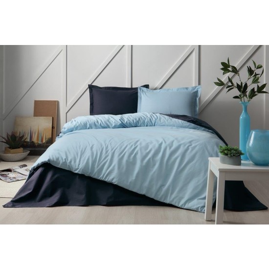 Özdilek Colormix Tek Kişilik Nevresim Takımı Mint-Indigo - SözleşmeliÖzdilek Colormix Tek Kişilik Nevresim Takımı Mint-Indigo