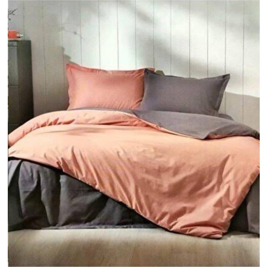 Özdilek Nevresim Takımı Tek Kişilik Terra Antrasıt Colormıx Duz - SenetliÖzdilek Nevresim Takımı Tek Kişilik Terra Antrasıt Colormıx Duz
