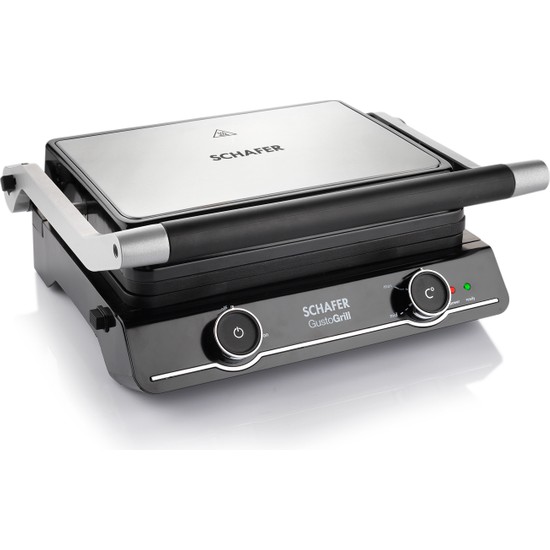 Schafer Gusto Grill Izgara & Tost Makinesi - Inox - SenetleSchafer Gusto Grill Izgara & Tost Makinesi - Inox