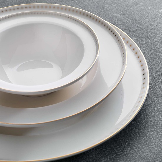 Schafer Queen Classy Bone Yemek Takımı-60 Parça-Alt - PeşinatsızSchafer Queen Classy Bone Yemek Takımı-60 Parça-Alt