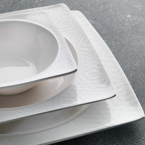 Schafer Glamor Private Yemek Takım-60 Parça-Beyaz - SenetleSchafer Glamor Private Yemek Takım-60 Parça-Beyaz