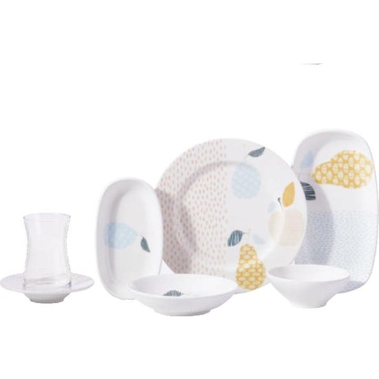 Korkmaz Doğa Collection 26 Parça Kahvaltı Takımı A8718 - SenetleKorkmaz Doğa Collection 26 Parça Kahvaltı Takımı A8718