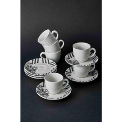 Neva N3206 Gülbağ 6 Kişilik Kahve Fincan Seti