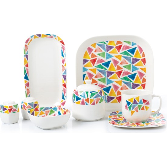 Korkmaz Kappa Collection 28 Parça Kahvaltı Takımı - Elden TaksitliKorkmaz Kappa Collection 28 Parça Kahvaltı Takımı