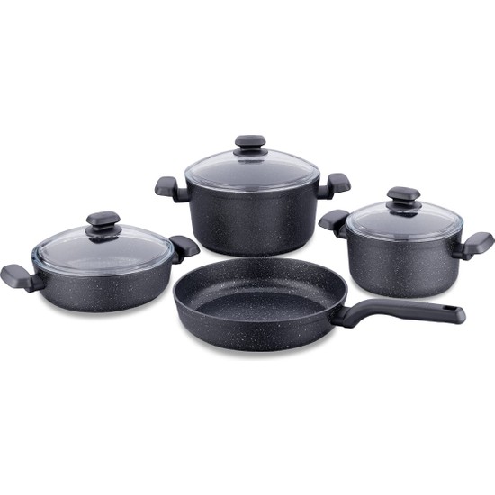 Korkmaz Ornella 7 Parça Tencere Seti - Elden ÖdemeliKorkmaz Ornella 7 Parça Tencere Seti