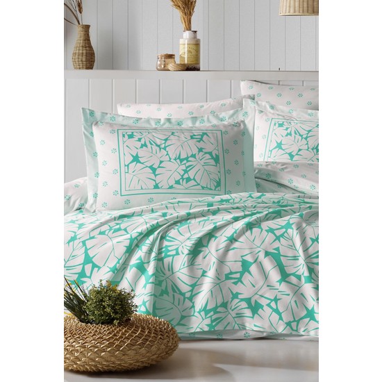 İyi Geceler İstanbul Summer Time Çift Kişilik Pike Takımı - Mint - Elden Taksitliİyi Geceler İstanbul Summer Time Çift Kişilik Pike