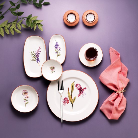 Schafer Sharon Kahvaltı Takımı -32 Parça - Çiçekli - SenetleSchafer Sharon Kahvaltı Takımı -32 Parça - Çiçekli