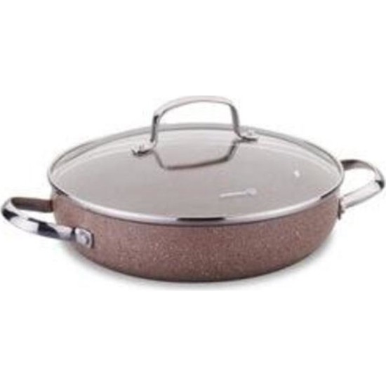 Korkmaz A2910 Browni Kahverengi Tencere 28 cm - TaksitleKorkmaz A2910 Browni Kahverengi Tencere 28 cm