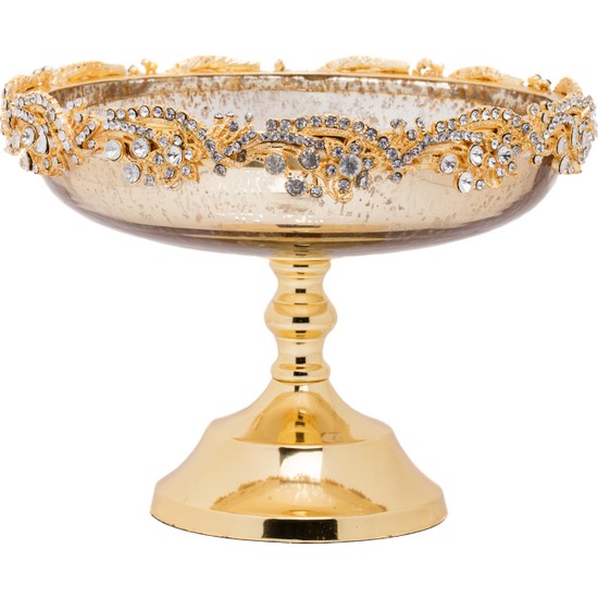 Biev Mondecor Jaıpur Ayaklı Kase Küçük 12X20 - Kredi KartsızBiev Mondecor Jaıpur Ayaklı Kase Küçük 12X20