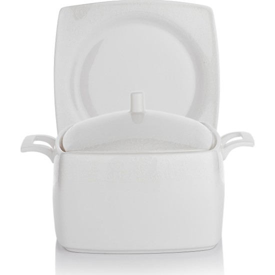 Schafer Wondel Yemek Takımı-60 Prç.-Beyaz-08 - Elden ÖdemeliSchafer Wondel Yemek Takımı-60 Prç.-Beyaz-08