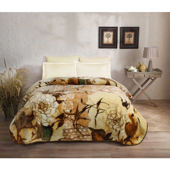 Özdilek Peonies Çift Kişilik Battaniye 200X240 cm - TaksitleÖzdilek Peonies Çift Kişilik Battaniye 200X240 cm