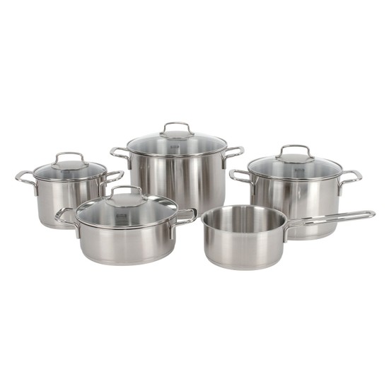 Fissler Barcelona Çelik Tencere Takımı 9 Parça - Kredi KartsızFissler Barcelona Çelik Tencere Takımı 9 Parça